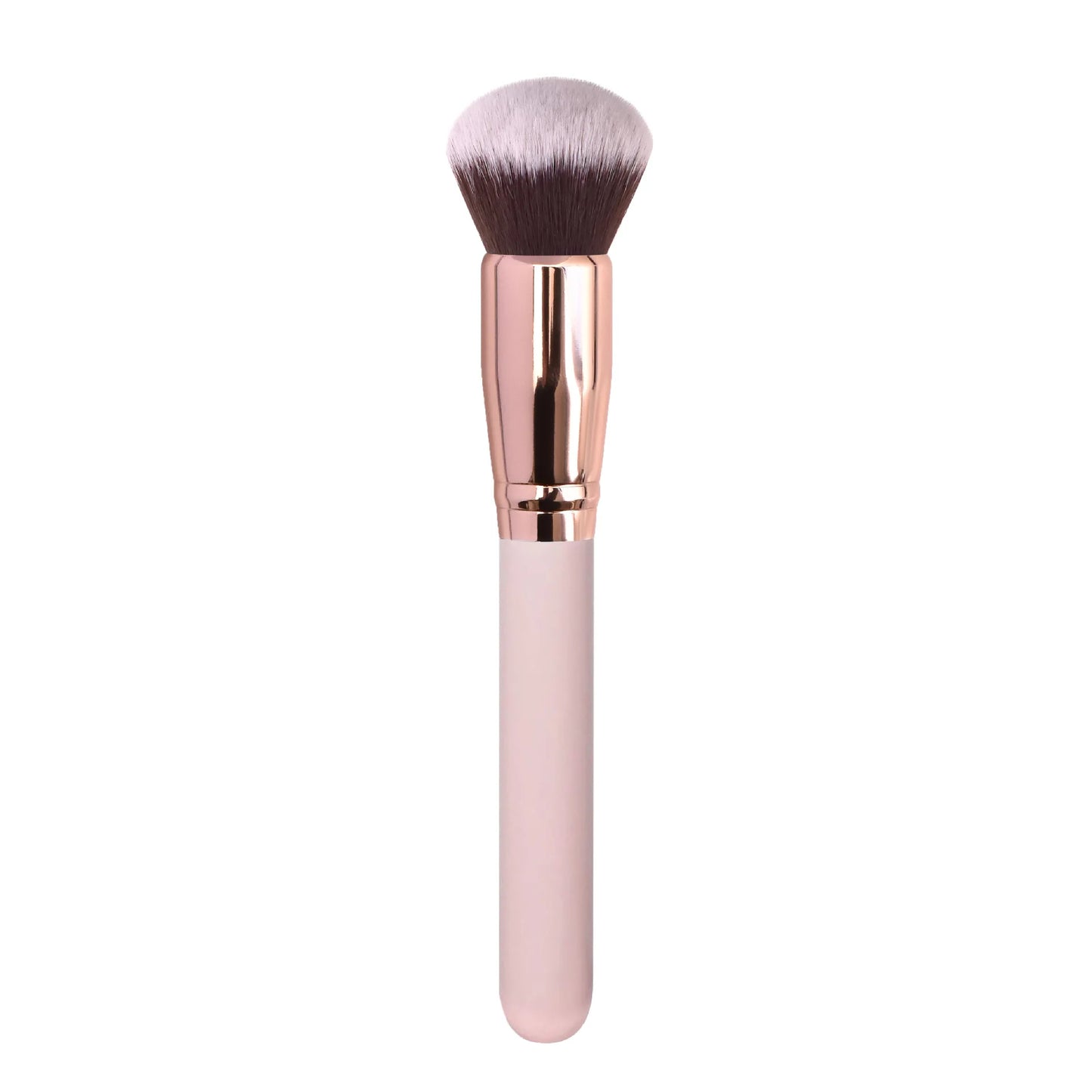 Zonyin High Quality Soft Powder Brush Single Make up Brushes Black Gold Flat Foundation Brush Private Label