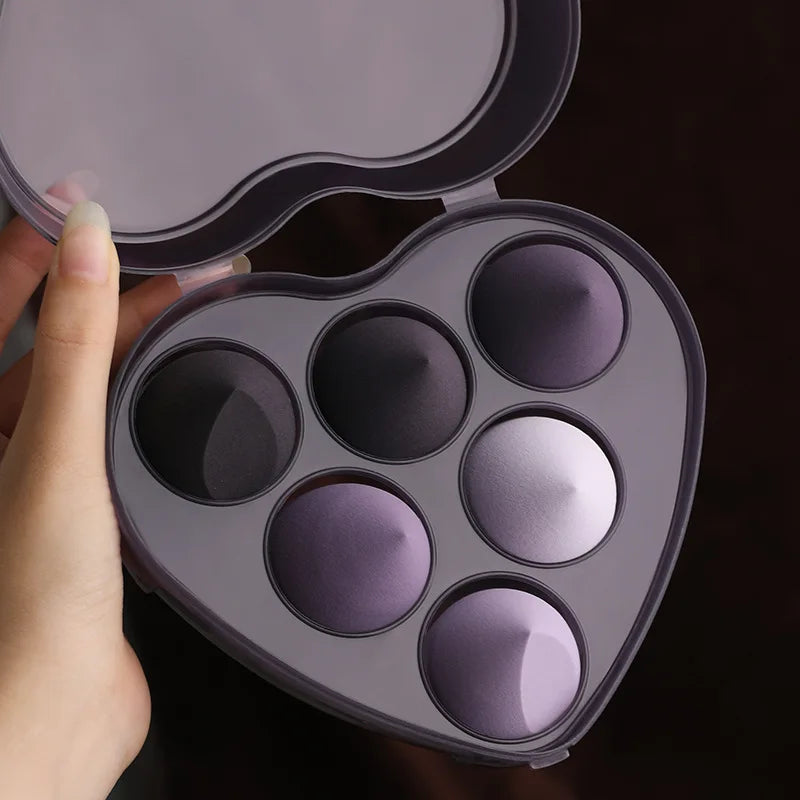 2025 Hot Private Label Sponge Wholesale Latex Free Soft Custom Logo Beauty Black Blender Makeup Sponges Egg With Package