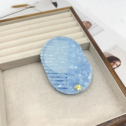 Zonyin Custom Logo High Quality Acetate Pocket Mini Cosmetic Mirror Portable Makeup Small Travel Mirror With Comb for Women