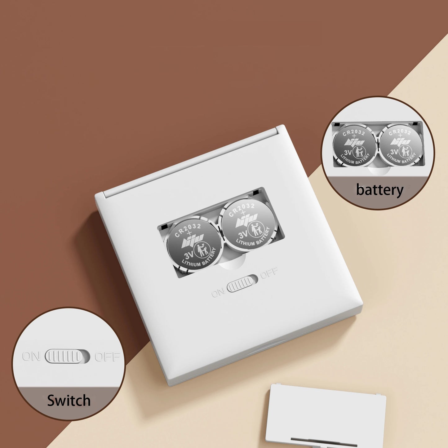 Zonyin Portable LED Magnifying Travel Cosmetic Mirror New Square Rechargeable Folding Compact Makeup Light Personalized Features