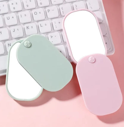 Zonyin Hot Selling Customizable Logo Mini Square Pocket Cosmetic Mirror Portable Flip Travel with Recyclable Material