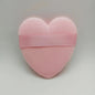 Zonyin Cheap Promotional Gift Beauty Makeup Powder Puff Super Soft Velvet Pink Heart Powder Puff for Women