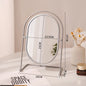 Zonyin Desktop Oval Rotating 360 Makeup Mirror Ins Style Dressing Table Mirror High Aesthetic Bedroom Vanity Mirror