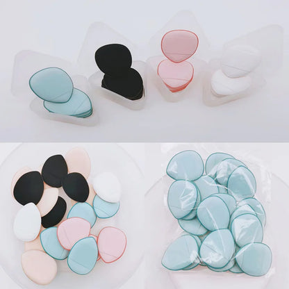 Zonyin Wholesale Mini Air Cushion Puff for Concealer Makeup Water Drop Shape Cosmetic Sponge Powder Puff Finger Makeup Tool
