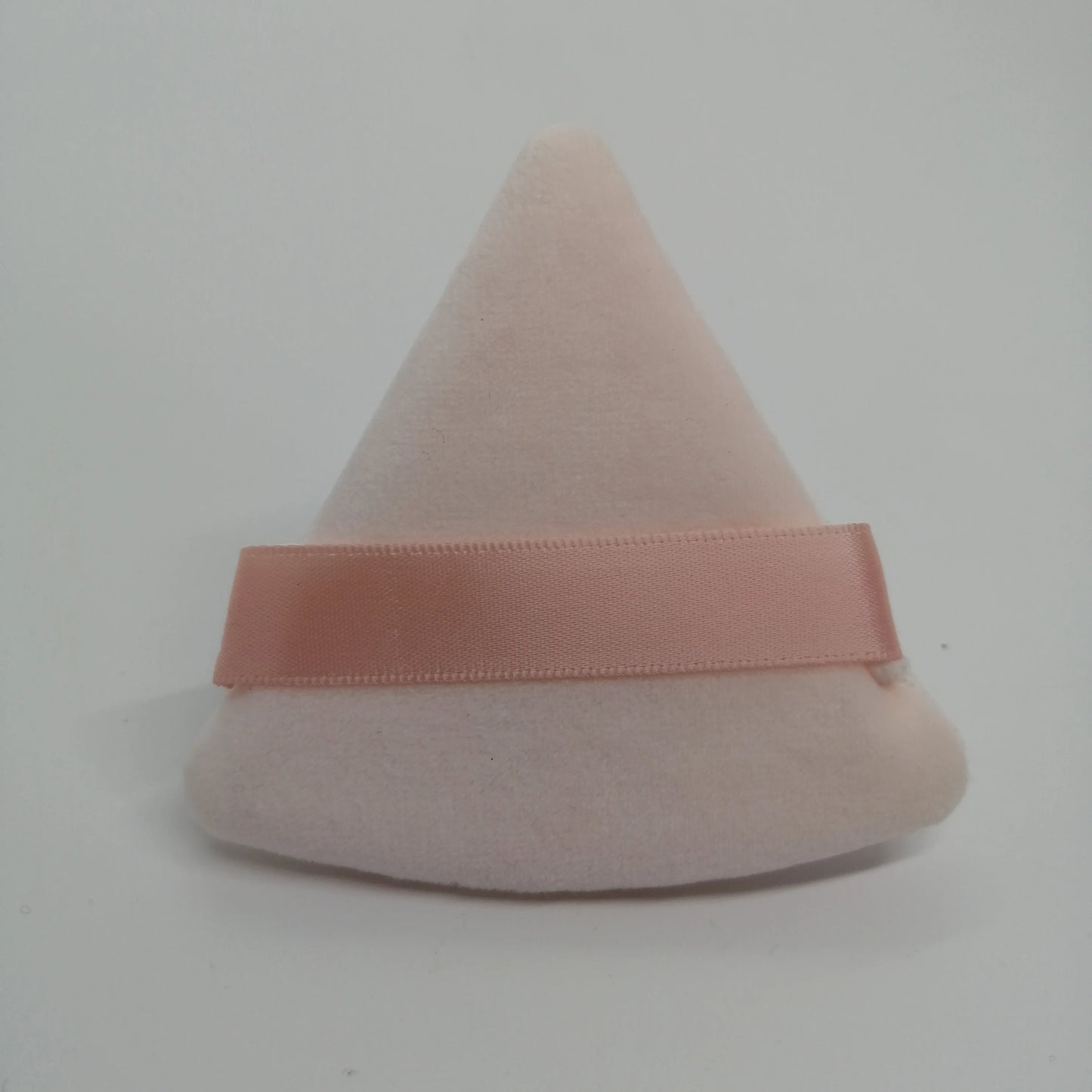 Zonyin Super Soft Velour Pure Cotton Powder Puff Custom Logo Beauty Sponge Face Makeup Triangle Powder Puffs for Face