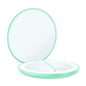 Zonyin Round 10X Magnifying Led Portable Cute Makeup Mirror Vanity Mirror With Lights Compact Pocket Make up Mirror with Logo