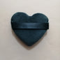 Zonyin Wholesale Powder Puff Custom Logo Soft Velour Cosmetic Puffs Pink Heart Powder Puff