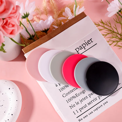 Zonyin Custom Logo Small Round Cosmetic Pocket Mirror Wholesale Mini Makeup Mirror with Promotional Gift Personalized Features