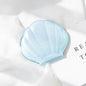 Zonyin Trendy Shell-Shaped Folding Double Sided Magnifying Travel Wholesale Beauty Cosmetic Mini Compact Pocket Mirror for Women