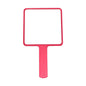 Zonyin Custom logo Big Size Handheld Cosmetic Mirror Travel Portable Handle Hand Beauty Vanity Makeup Mirror for Women Gifts