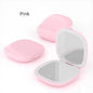 Zonyin Portable Rechargeable 10X Magnification Compact Makeup Mirror LED Lights Handheld Cosmetic Mirror for Travel