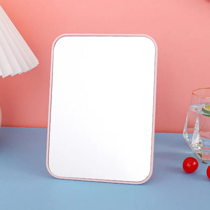 Zonyin Multifunction Pocket Foldable Handheld Cosmetic Mirror Custom Logo Compact Tabletop Folding Makeup Mirror for Travel