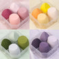2025 Hot Private Label Sponge Wholesale Latex Free Soft Custom Logo Beauty Black Blender Makeup Sponges Egg With Package