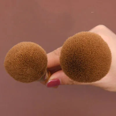 Zonyin Luxury Premium Professional Wood Powder Brush Big Loose Vegan Makeup Blusher Brush