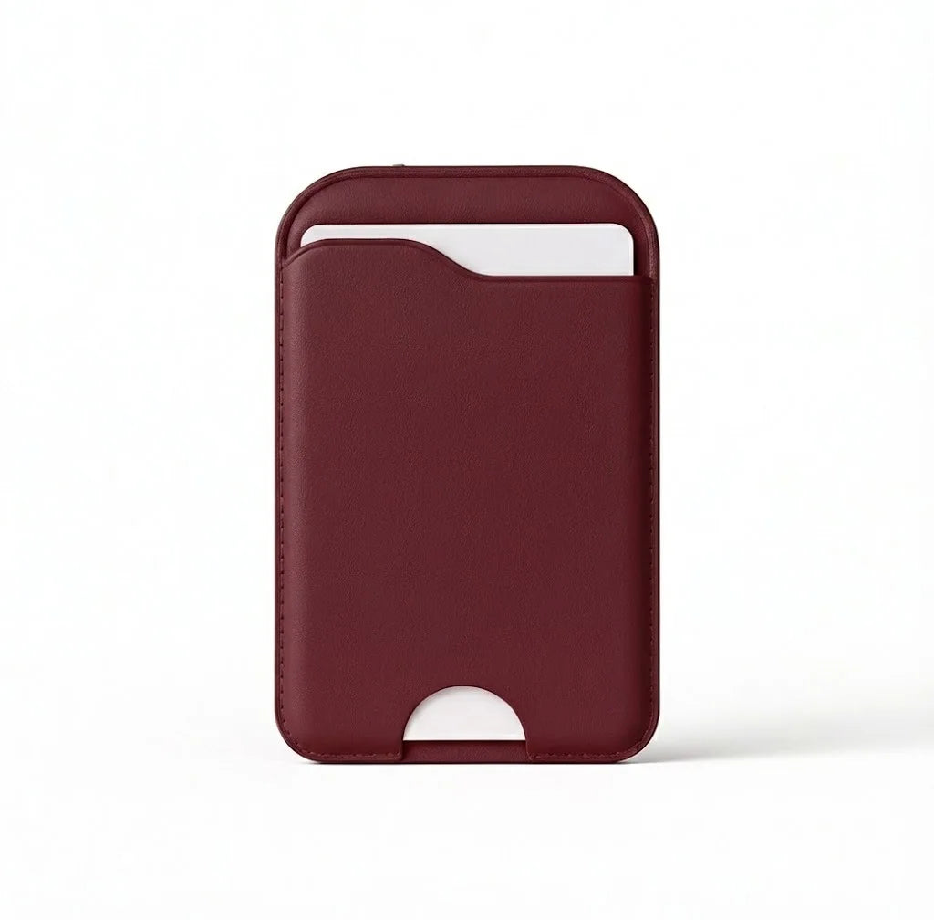 Zonyin Rotatable Magnetic MagSafe Makeup Mirror with Wallet for iPhone Foldable Pocket Mirror Compact Mirror Gift for Men Women