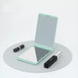 Zonyin Promotion Portable LED Lights Makeup Mirror With 2X Magnifying Logo Travel Makeup Folding Compact Mirror With Customized