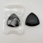 Zonyin Custom Makeup Sponge Puff Super Soft Pu Leather Cosmetic Puff Sponge Black Color Foundation Powder Makeup Puff With Box