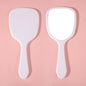 Zonyin Wholesale Cute Portable Hand Held Cosmetic Mirror Custom Logo Product Plastic Handheld Small Makeup Mirror for Beauty