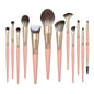 Zonyin Luxury 12Pcs Champagne Gold Soft Private Label Makeup Brushes Bling Glitter Diamond Makeup Brush Set With Rhinestone