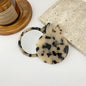 Personalized New Style Rabbit Shaped Pocket Mini Flap Acetate Plate Lighted Makeup Cosmetic Mirror Vanity Beauty