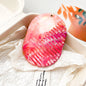Zonyin Portable Oval Marble Makeup Mirror with Comb Foldable Rotating Cosmetic Pocket Mirror Hairbrush Combo Travel Mini Purse