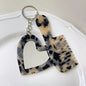 Zonyin Customized Personalized Glitter Sequin Car Keychain Bag Love Mini Acetate Makeup Mirror Heart DIY Car Hanging Accessories