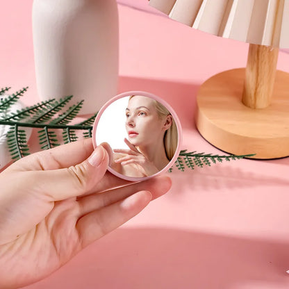 Zonyin Custom Logo Small Round Cosmetic Pocket Mirror Wholesale Mini Makeup Mirror with Promotional Gift Personalized Features