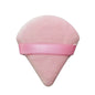 Zonyin Top Seller Triangle Powder Puff Makeup Sponge Soft Velour Cosmetic Puff Black Velvet Loose Powder Puffs for Face
