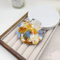 Zonyin Eco-Friendly Acetate Portable Travel Cosmetic Mirror Custom Logo Shell-Shaped Makeup Mirror for Girls Personalized