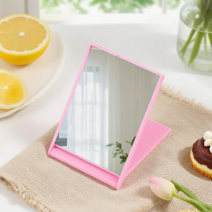 Zonyin Portable Square Folding Makeup Mirror Girls Cute Mini Pocket Mirror Flip Flap Cosmetic Mirror for Purse Travel