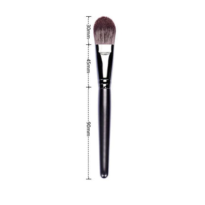 Zonyin Wholesale Black Wood Handle Face Mask Brush Custom Logo Wooden Facial Clay Mask Brush Applicator for Mud Mask