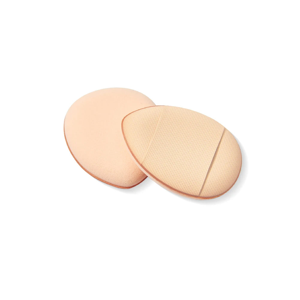 Zonyin Wholesale Cheap Mini Droplet Shaped Cosmetic Puff Small Pointed Finger Foundation Powder Puff for Make up