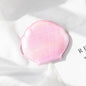 Zonyin Trendy Shell-Shaped Folding Double Sided Magnifying Travel Wholesale Beauty Cosmetic Mini Compact Pocket Mirror for Women