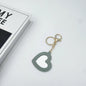Zonyin PU Leather Makeup Mirror Key Chain Custom Logo Blank Promotional Gifts Portable Pocket Mirror Heart Mirror Keychain Bulk