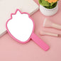 Zonyin New Arrival Strawberry Shape Customized Portable Mini Handheld Plastic Cosmetic Makeup Mirror for Children Girls