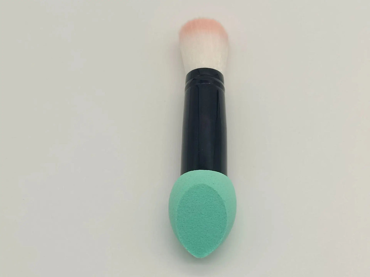 Zonyin Multi-Colored Cheap Portable Small Mini Double Headed Makeup Sponge and Powder Brush for Face
