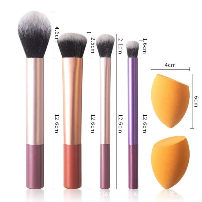 Beautiful Egg 1786 Makeup Brush Set 1786 Beauty Tools Single Foundation Blush Brushes for Face Application Including Mascara