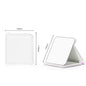 Zonyin Pink Purple Blue Macron Color Pu Leather Folding Makeup Mirror Portable Travel Standing Desktop Vanity Cosmetic Mirrors