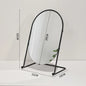 Zonyin Desktop Oval Rotating 360 Makeup Mirror Ins Style Dressing Table Mirror High Aesthetic Bedroom Vanity Mirror