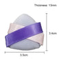 Zonyin Wholesale Cheap Small Finger Soft Velour Powder Puffs Triangle Mini Velvet Face Makeup Puff for Loose Powder