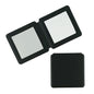 Zonyin New Design Double-Sided Round Pocket Mirror 1X 2X Magnifying Pu Leather Small Compact Makeup Mirror for Women