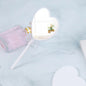 Zonyin Cheap Promotion Gift Cute Mini Heart Hand Cosmetic Mirror Custom Logo Small Love Handheld Makeup Mirror for Women Girls