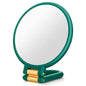 Zonyin 10X 30X 40X 50X Double Side Handheld Magnifying Makeup Mirror Portable Folding Magnifier Compact Mirror