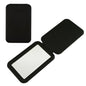Zonyin Custom Portable Makeup Mirror Foldable Solid Color PU Leather Simple Mini Compact Cute Pocket Mirror for Woman Girls Gift