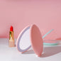 Zonyin Magnified Round Pocket Led Light Mirror Portable Foldable Mini Small Makeup Mirror With Led Light