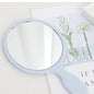 Zonyin High Quality Plastic Hand Held Cosmetic Mirror for Girls Cute Kids Handheld Travel Mirror Custom Makeup Mirror with Logo