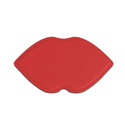 Zonyin Hot Selling Lip Pu Leather Foldable Makeup Mirror Stainless Steel HD Portable Small Pocket Mirror for Promotions Gift