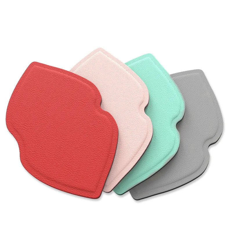 Zonyin Hot Selling Lip Pu Leather Foldable Makeup Mirror Stainless Steel HD Portable Small Pocket Mirror for Promotions Gift