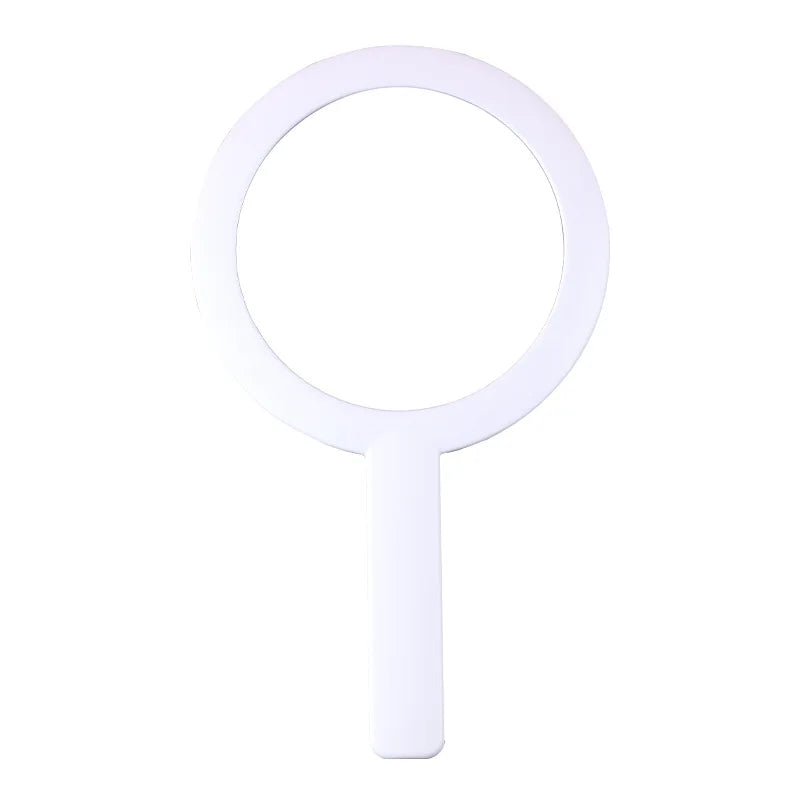 Zonyin Plastic Round Customized Logo Small Portable Makeup Mirror New Design Round Handheld Travel Mirror with Personalization
