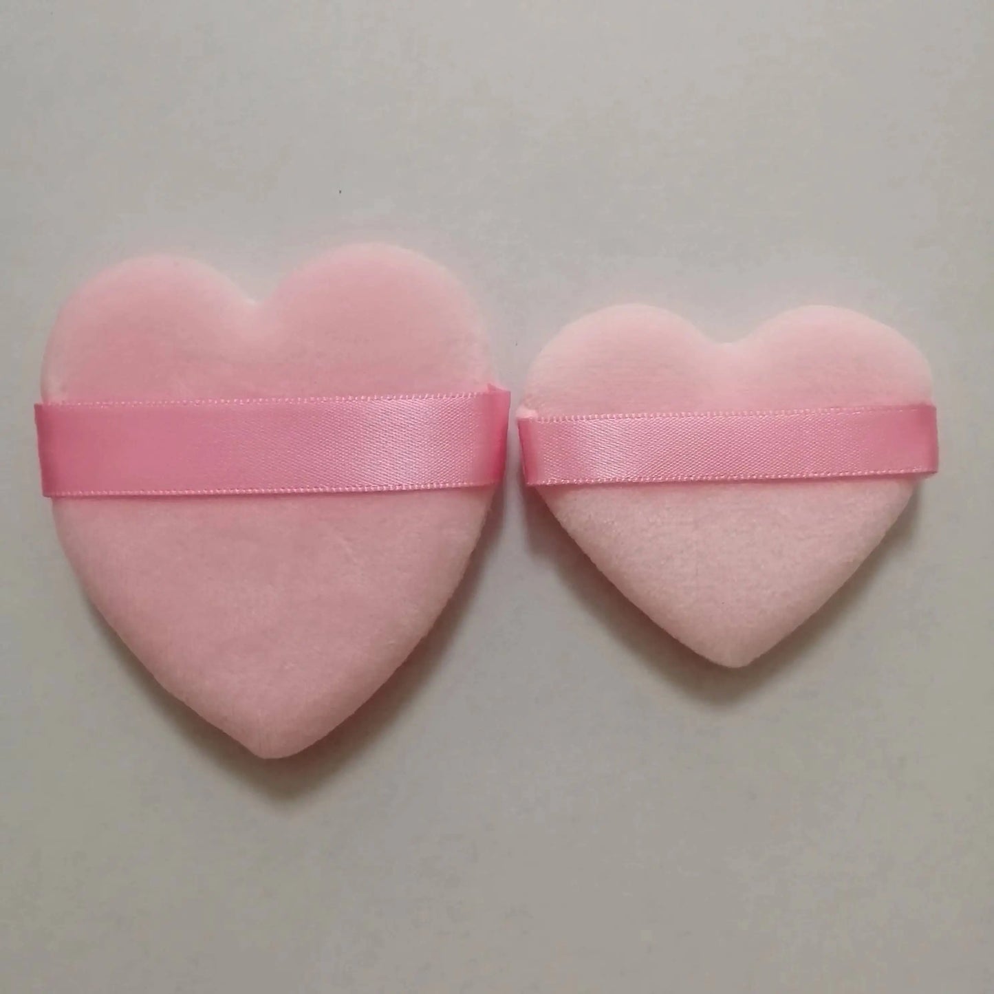 Zonyin Small Soft Velour Heart Powder Puff Custom Logo
